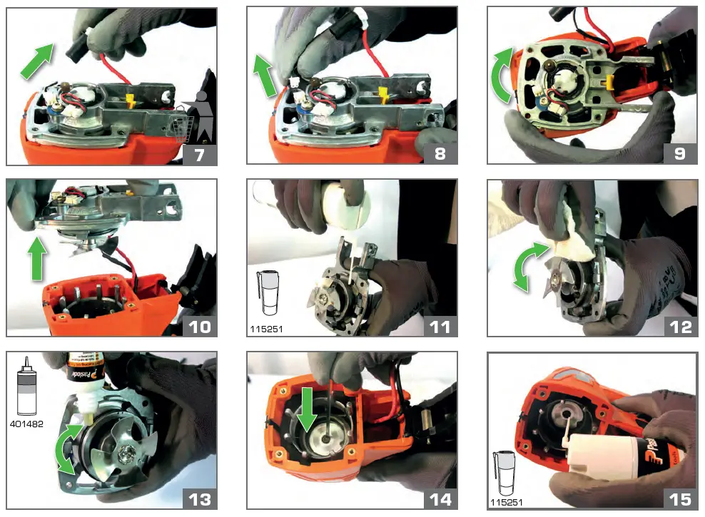 Paslode IM65, IM65A, IM50 Brad Nailer Set 14