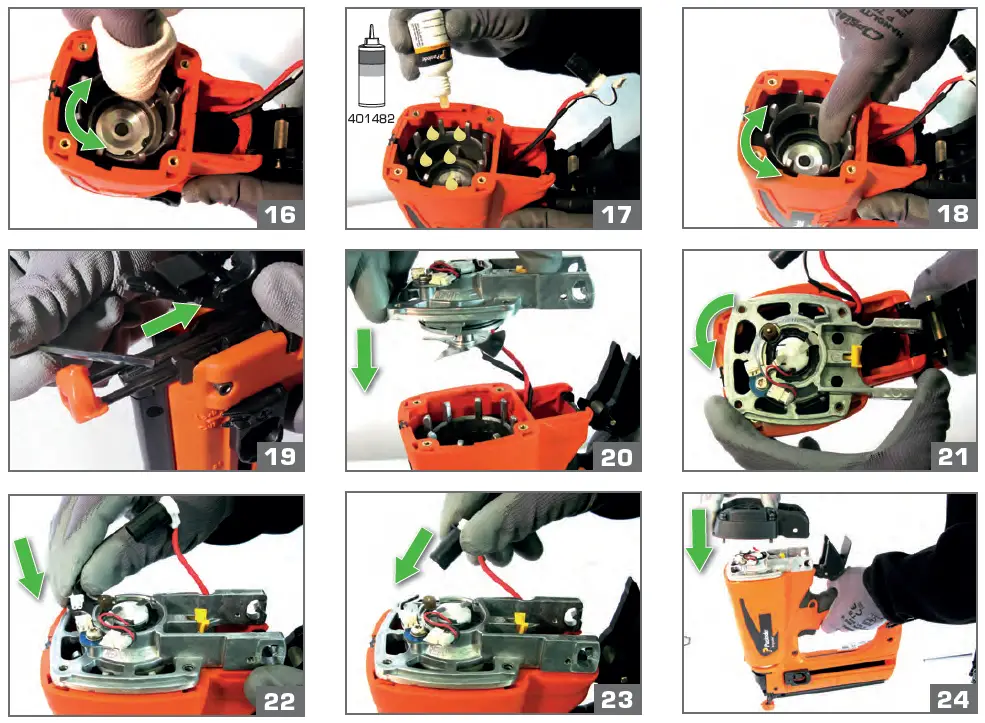 Paslode IM65, IM65A, IM50 Brad Nailer Set 15