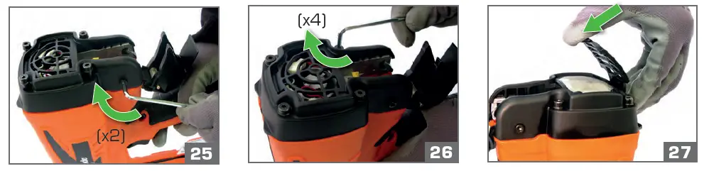 Paslode IM65, IM65A, IM50 Brad Nailer Set 16