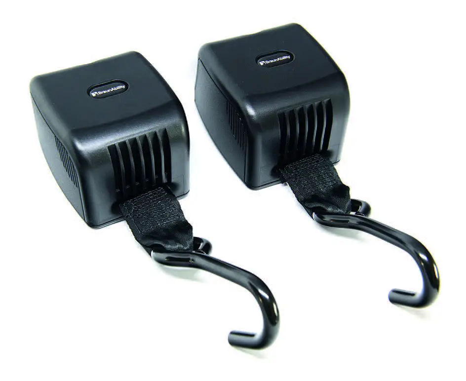 Braunability Electric Front Reel Tie-downs User Manual Braunability Electric Front Reel Tie-downs User Manual