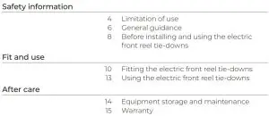 FIG 2 Electric front reel tie-downs from BraunAbility!