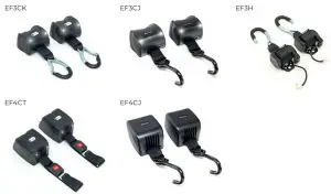 FIG 3 Electric front reel tie-downs