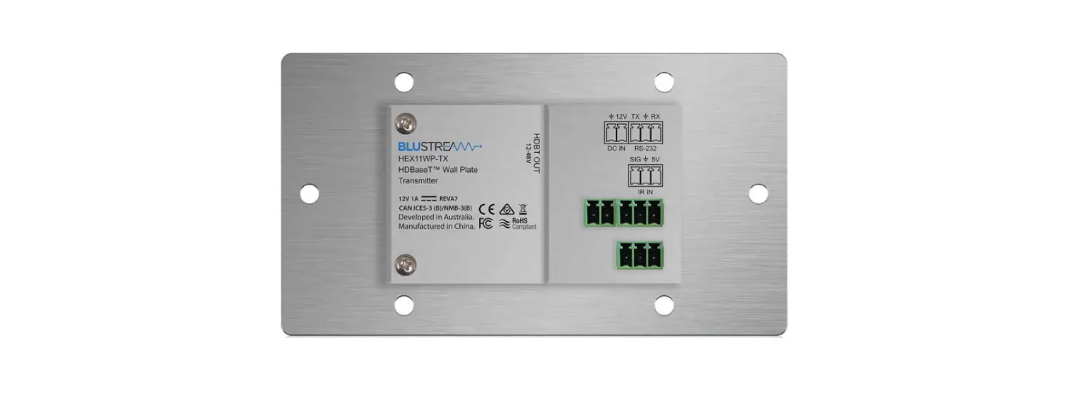 Blustream Hex11wp-rx Hdmi Wall Plate Hdbaset Receiver User Guide Blustream Hex11wp-rx Hdmi Wall Plate Hdbaset Receiver User Guide