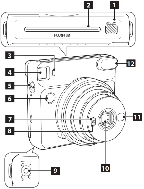 FUJIFILM instax SQUARE SQ 6 Instant Camera - Fig 1