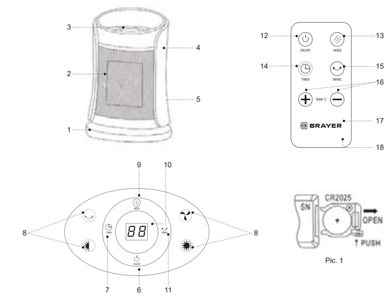 BRAYER-BR4851-Fan-Heater-FIG7