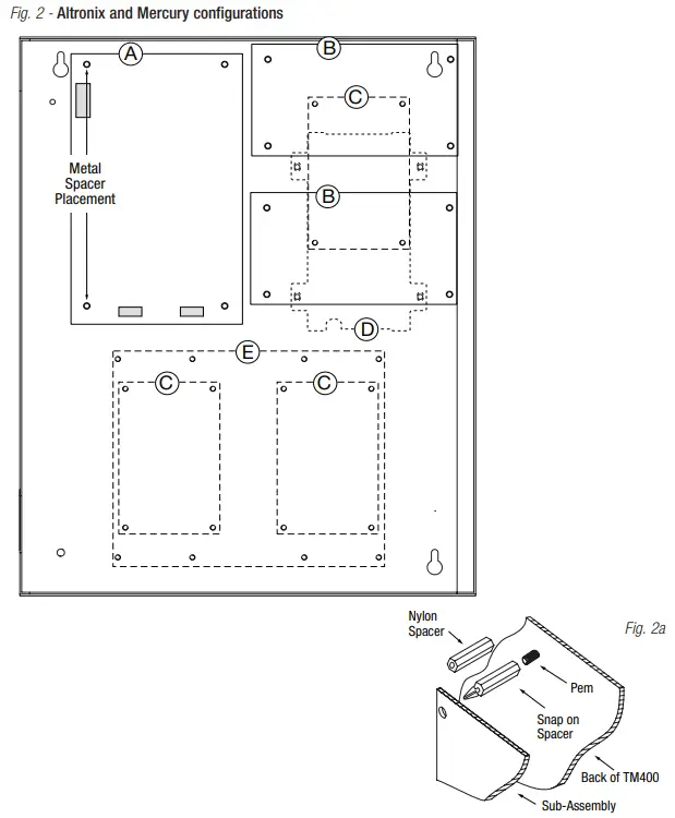 Altronix-TM400-Power-Distribution-and-Mercury-LenelS2-Boards-FIG-2
