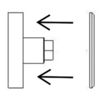 FIG 3 overview of the grab bar flange