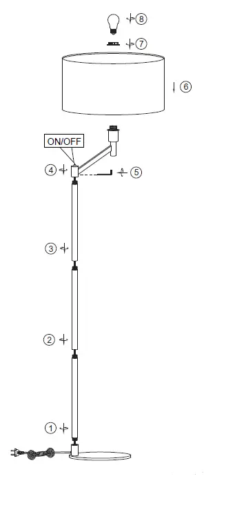 TRIO 414400107-Cassio-Floor-Lamp-FIG-1