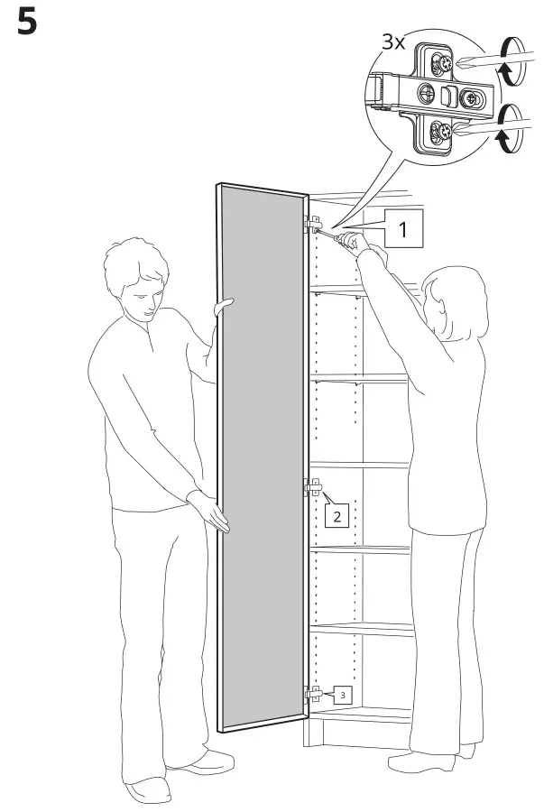 IKEA MORLIDEN Glass Door - Installation 10