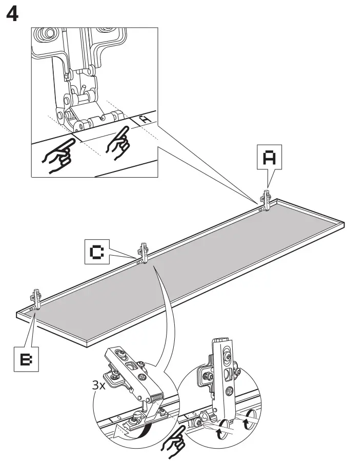 IKEA MORLIDEN Glass Door - Installation 4