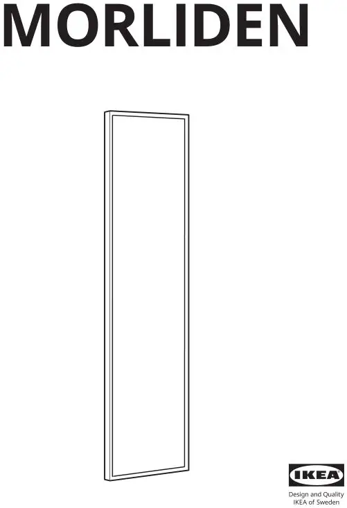 IKEA MORLIDEN Glass Door Installation Guide