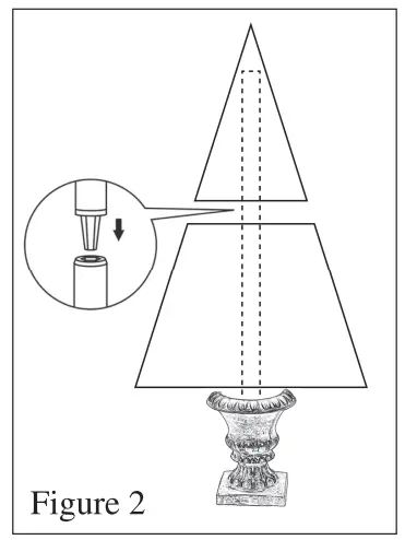 Glitzhome 2030800008 2PK 5 ft Pre Lit Pine Artificial Christmas Porch Tree-fig2