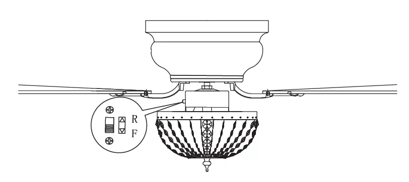 Parrot-Uncle-F6230Q110V-Nickel-Flush-Mount-Crystal-Ceiling-Fan-fig-11