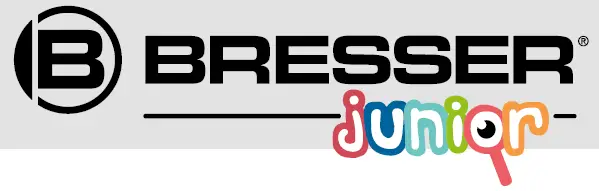 BRESSER-8859470-JUNIOR-Experiment-Set-Microscopy-Starter-Set -nstruction-Manual-logo
