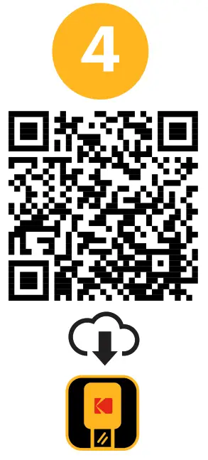 KODAK Step Slim Instant Mobile Photo Printer - Qr Code