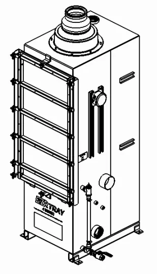 QED EZ-4.4HF VOC Treatment Process Unit