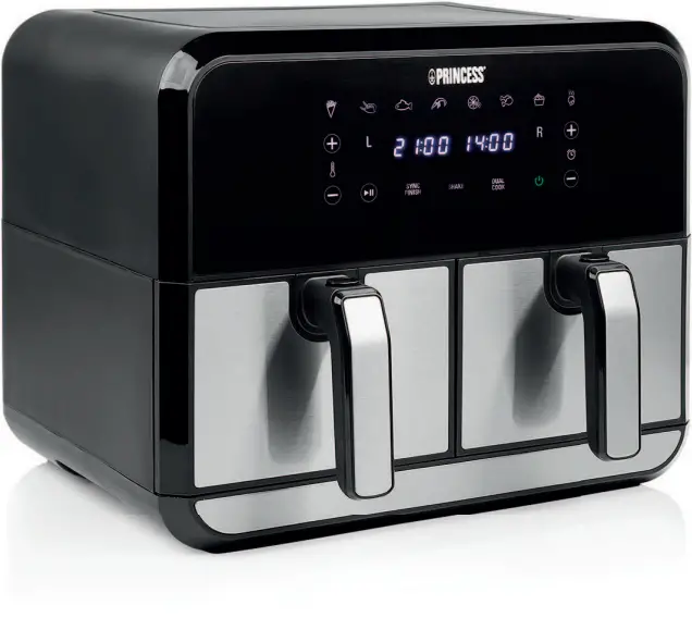 PRINCESS 01.182074.01.001 Double Basket Aerofryer