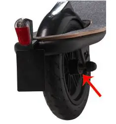 DENVER 65220black Electric scooters - wheel seems wobbly even after screws are tightened