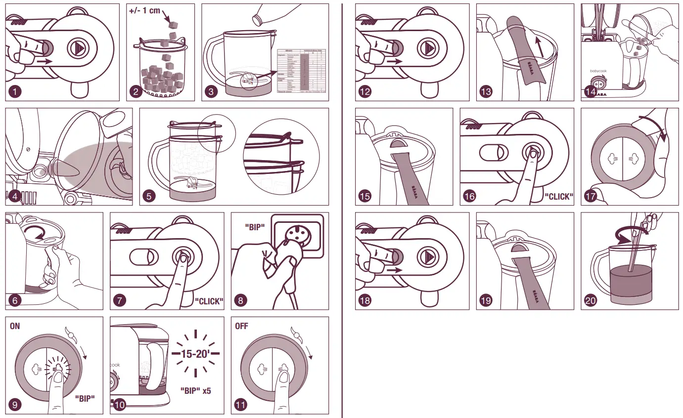 BEABA Babycook Duo Baby Food Processor - Fig 1