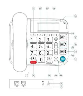 geemarc-DALLAS20-Big-Button Telephone with-VolumeControl-01