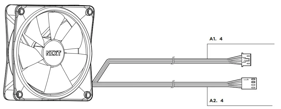 NZXT F Series PC Cooling Fans - fig 2
