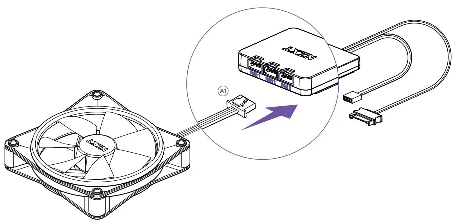 NZXT F Series PC Cooling Fans - fig 4