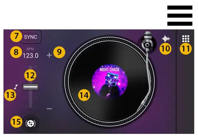 Hercules djay Affordable DJ Controller for Android interface 3