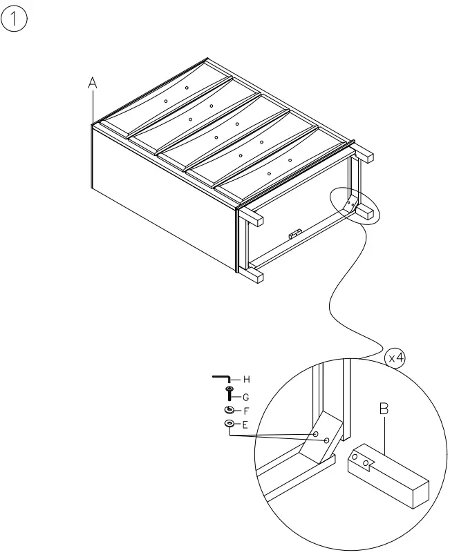 ASHLEY B476-46 Caitbrook Five Drawer ChestFIG2
