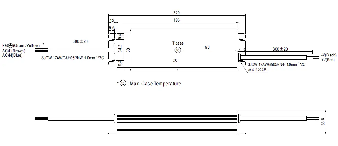 MEAN-WELL-HLG-100H-series-100W-Constant-Voltage-Constant-Current-LED-Driver- (13)