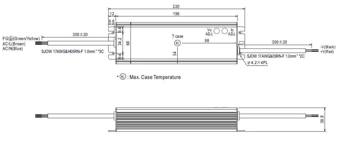 MEAN-WELL-HLG-100H-series-100W-Constant-Voltage-Constant-Current-LED-Driver- (14)