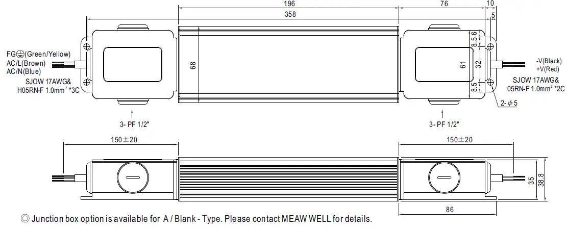 MEAN-WELL-HLG-100H-series-100W-Constant-Voltage-Constant-Current-LED-Driver- (19)
