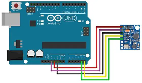 ARDUINO-GY87-Combined-Sensor-Test-Sketch-fig 1