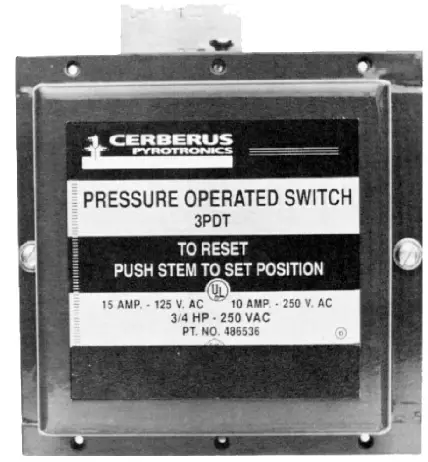 CERBERUS-PYROTRONICS-FM-200-Extinguishing-Systems-Pressure-Switch-Owner-fig-1
