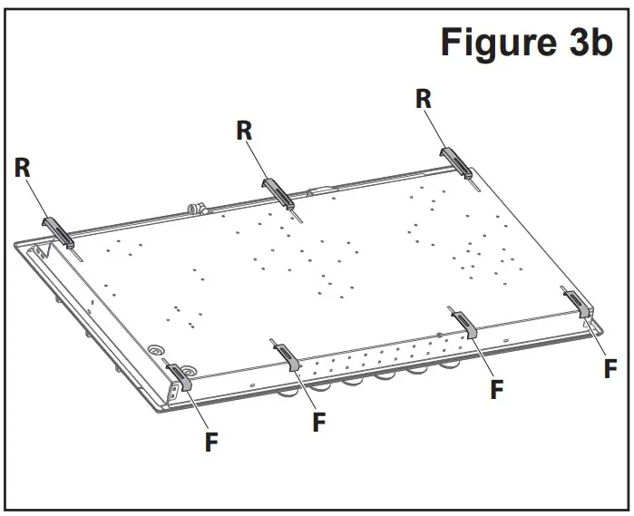 FASTENING THE COOKTOP