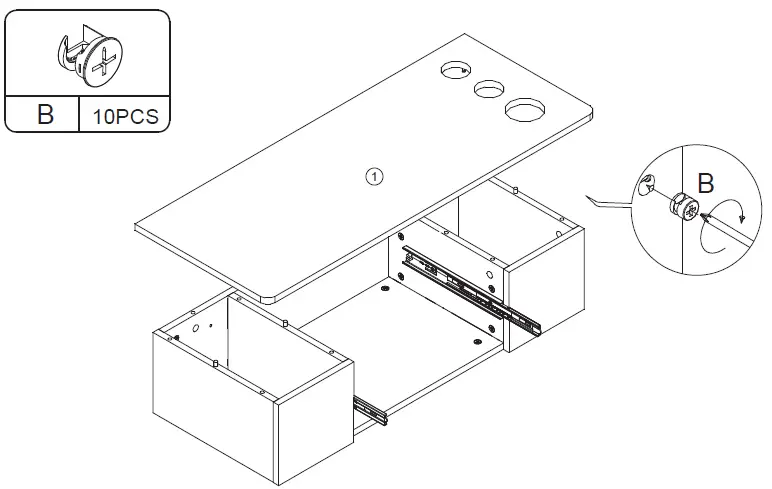 Reshable-MR11G0167-Makeup-Vanity-Table-Set-with-Top-Mirror-Stool-19