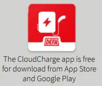 DEFA eRange Charging Stations Installation Guide - The CloudCharge app