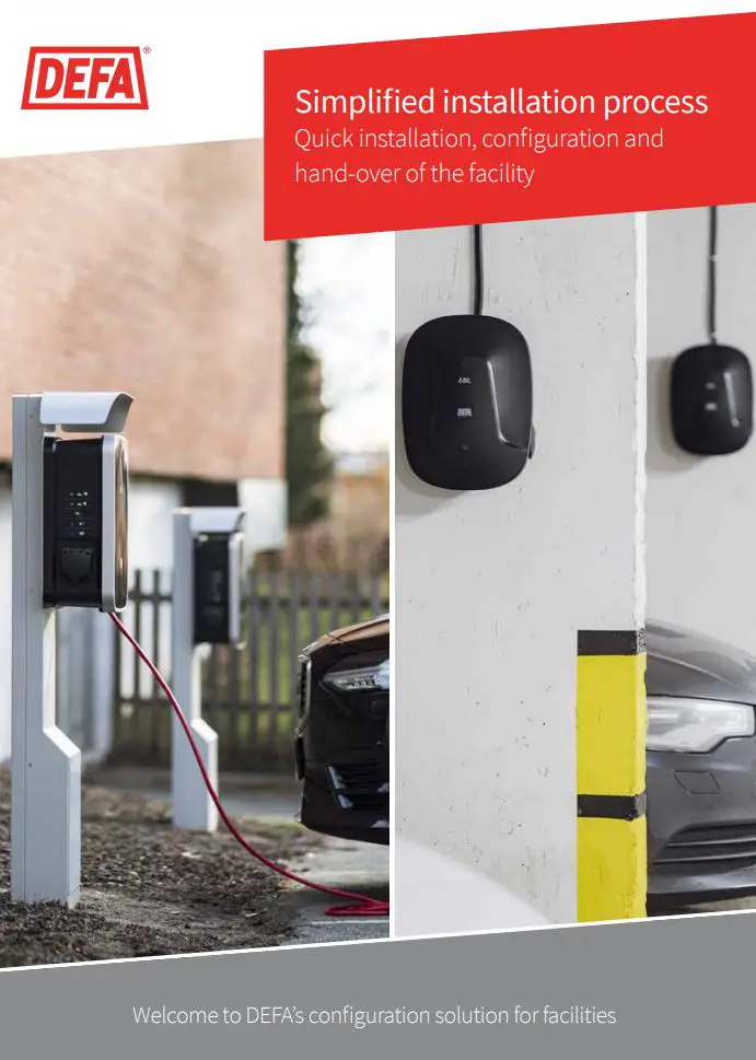 DEFA eRange Charging Stations Installation Guide