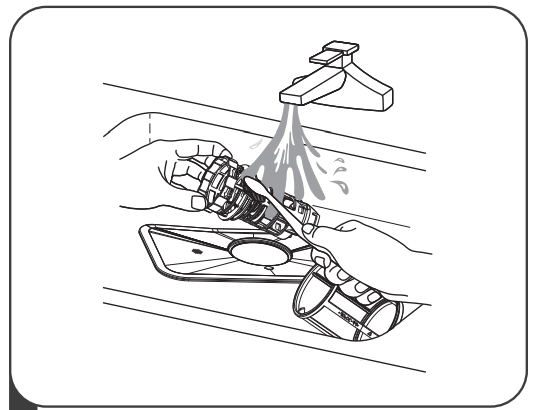 kleenmaid DW6032 Semi Integrated Dishwasher - Larger food