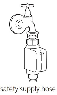 kleenmaid DW6032 Semi Integrated Dishwasher - supply hose