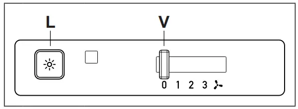 FRANKE FBI 525 XS HCS Extractor Hood - CONTROLS