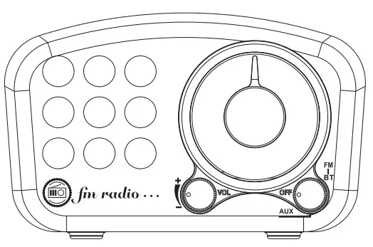 Kalemis 919 Portable Vintage Radio Speaker