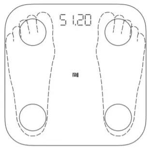 XIAOMI XMTZC05HM Mi Body Composition Scale 2- fat