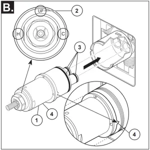 DELTA 17T Series - Cartridge Installation - B