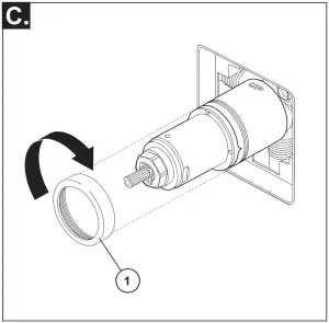 DELTA 17T Series - Cartridge Installation - C