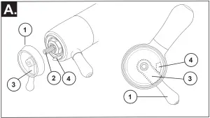 DELTA 17T Series - Installation and Adjustment of the Temperature Knob - A