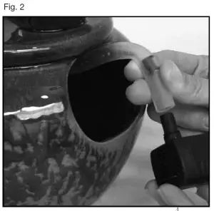 Homedics WF-MN-MOON enviraScape Mini Moon River Illuminated Tabletop Relaxation Fountain Instruction Manual and Warranty Information