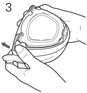 Disassembling the H4i cleanable water chamber