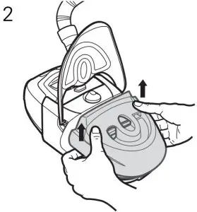 Filling the water chamber