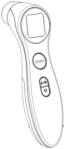 ULINE H 8862 Infrared Forehead Thermometer