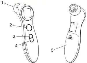 ULINE H 8862 Infrared Forehead Thermometer ULINE H8862 Infrared Forehead Thermometer